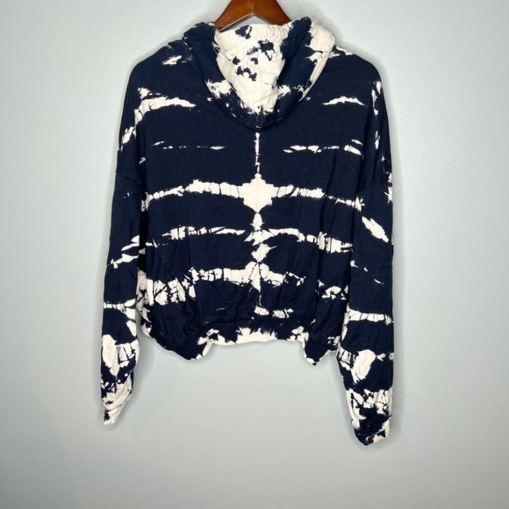 Young Fabulous Broke Blue Safari Tie Dye Hoodie Crop Sweatshirt Small / medium - Picture 5 of 10